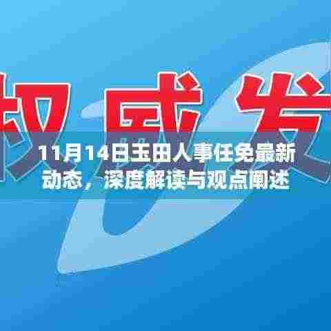 11月14日玉田人事任免最新动态,深度解读与观点阐述