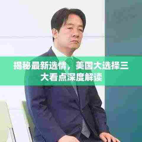 揭秘最新选情,美国大选择三大看点深度解读