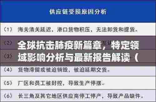 全球抗击肺疫新篇章,特定领域影响分析与最新报告解读(日期标注版)