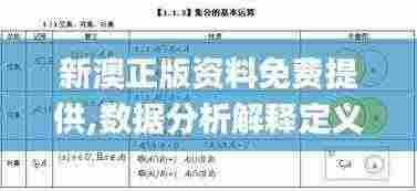 新澳正版资料免费提供,数据分析解释定义_XQP1.53.87体现版