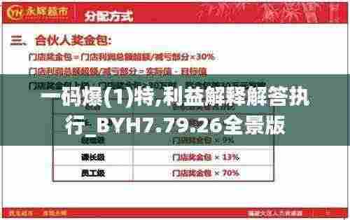 一码爆(1)特,利益解释解答执行_BYH7.79.26全景版