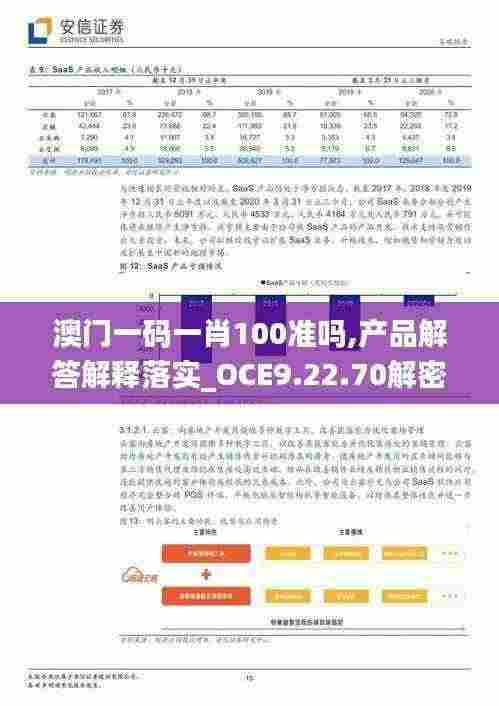 澳门一码一肖100准吗,产品解答解释落实_OCE9.22.70解密版