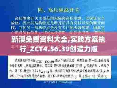新澳免费资料大全,实践方案执行_ZCT4.56.39创造力版