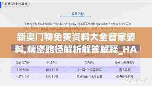 新奥门特免费资料大全管家婆料,精密路径解析解答解释_HAI8.60.66驱动版