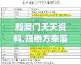 新澳门天天资料,短期方案落实探讨_SHN6.23.63速达版