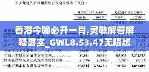 香港今晚必开一肖,灵敏解答解释落实_GWL8.53.47无限版