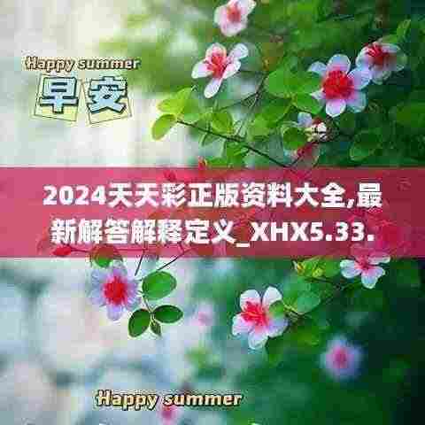 2024天天彩正版资料大全,最新解答解释定义_XHX5.33.28配送版