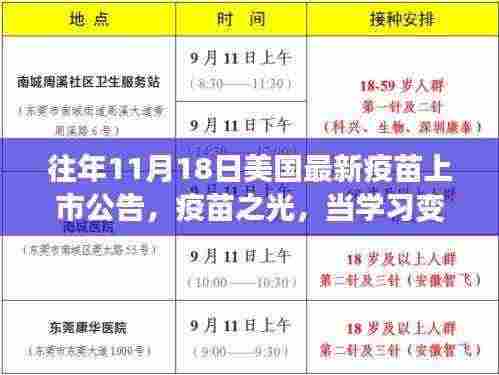 往年11月18日美国最新疫苗上市公告,疫苗之光,当学习变化遇上美国最新疫苗上市公告