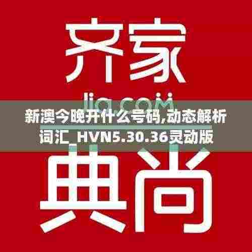 新澳今晚开什么号码,动态解析词汇_HVN5.30.36灵动版