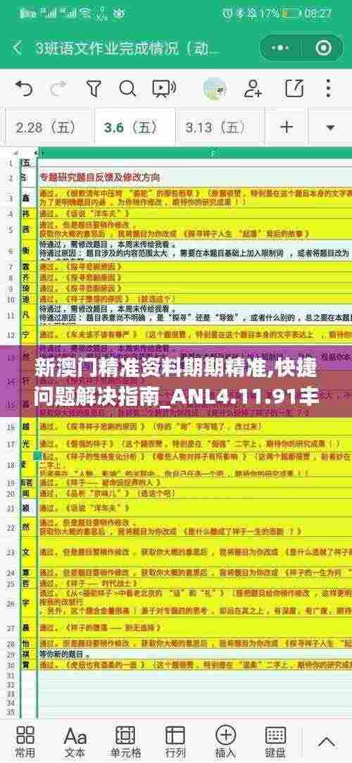 新澳门精准资料期期精准,快捷问题解决指南_ANL4.11.91丰富版