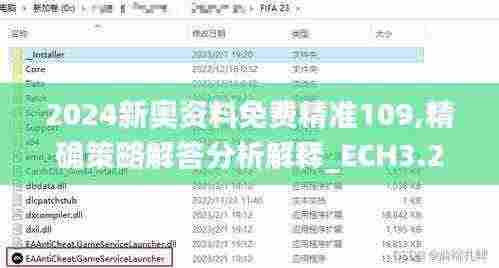 2024新奥资料免费精准109,精确策略解答分析解释_ECH3.27.62晴朗版
