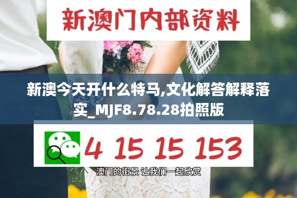 新澳今天开什么特马,文化解答解释落实_MJF8.78.28拍照版