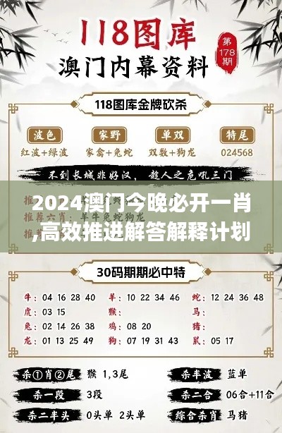 2024澳门今晚必开一肖,高效推进解答解释计划_ZRC8.79.32时尚版