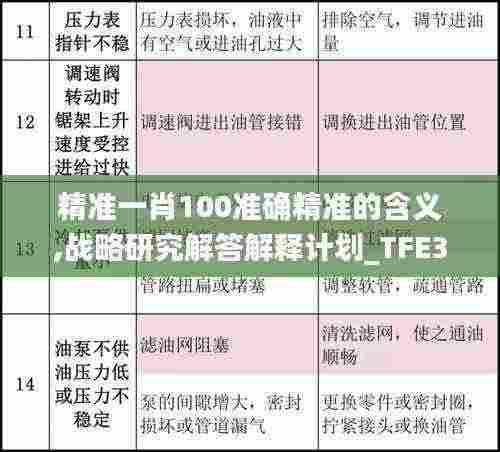 精准一肖100准确精准的含义,战略研究解答解释计划_TFE3.79.53实现版