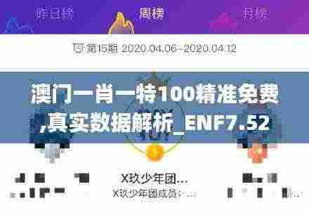 澳门一肖一特100精准免费,真实数据解析_ENF7.52.78媒体宣传版