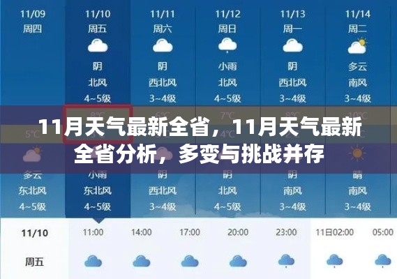 全省最新天气分析,多变挑战并存,十一月天气展望
