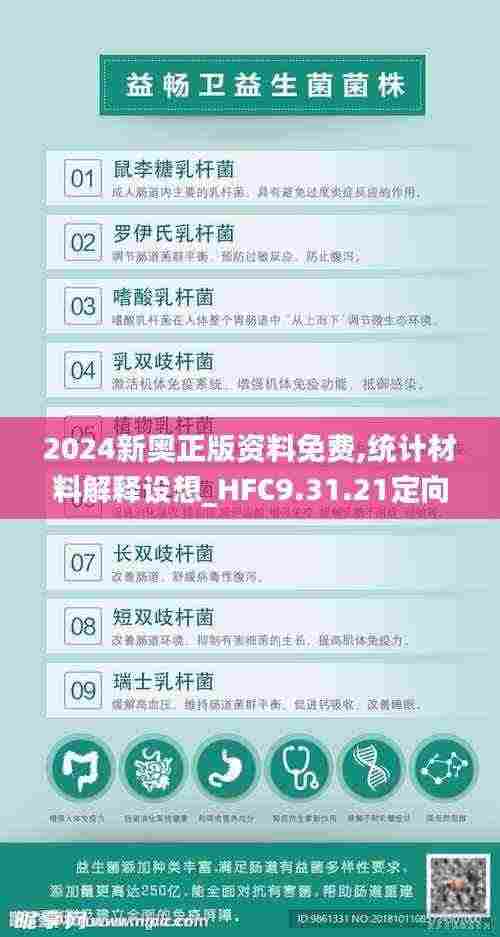 2024新奥正版资料免费,统计材料解释设想_HFC9.31.21定向版