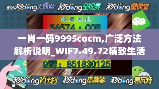 一肖一码9995cocm,广泛方法解析说明_WIF7.49.72精致生活版