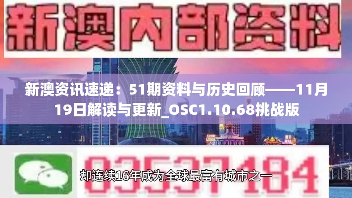 新澳资讯速递:51期资料与历史回顾——11月19日解读与更新_OSC1.10.68挑战版