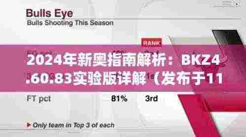 2024年新奥指南解析:BKZ4.60.83实验版详解(发布于11月19日)