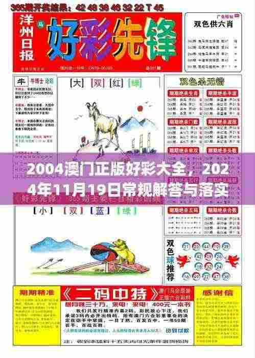 2004澳门正版好彩大全,2024年11月19日常规解答与落实_XLC6.15.85策展版