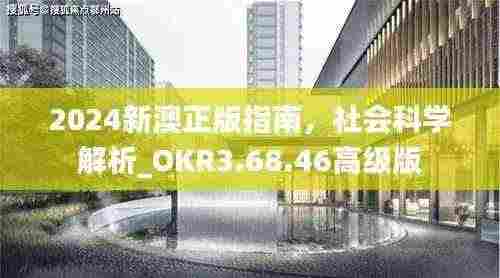 2024新澳正版指南,社会科学解析_OKR3.68.46高级版