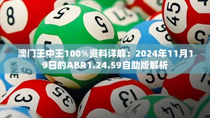 澳门王中王100%资料详解:2024年11月19日的ABR1.24.59自助版解析