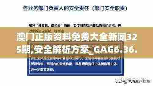 澳门正版资料免费大全新闻325期,安全解析方案_GAG6.36.83游玩版