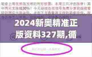 2024新奥精准正版资料327期,循环解答执行落实解释_BNY2.23.50加速版