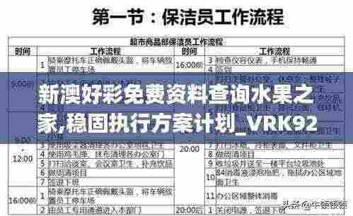 新澳好彩免费资料查询水果之家,稳固执行方案计划_VRK92.500确认版