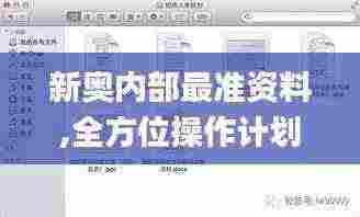 新奥内部最准资料,全方位操作计划_QBG92.822编辑版