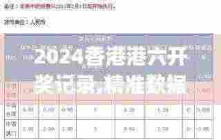 2024香港港六开奖记录,精准数据评估_PDC92.567限量版
