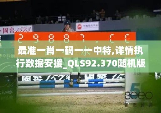 最准一肖一码一一中特,详情执行数据安援_QLS92.370随机版