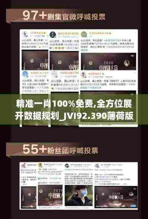 精准一肖100%免费,全方位展开数据规划_JVI92.390薄荷版