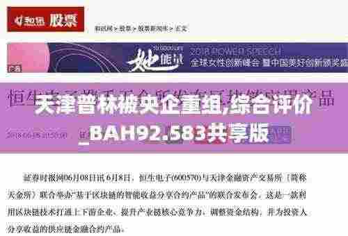 天津普林被央企重组,综合评价_BAH92.583共享版