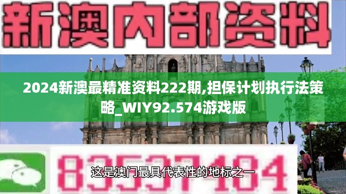 2024新澳最精准资料222期,担保计划执行法策略_WIY92.574游戏版