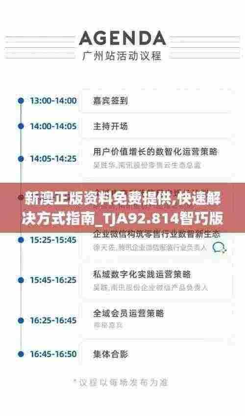 新澳正版资料免费提供,快速解决方式指南_TJA92.814智巧版