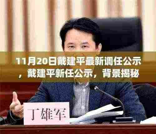 揭秘戴建平新任公示,背景揭秘与时代影响力回顾