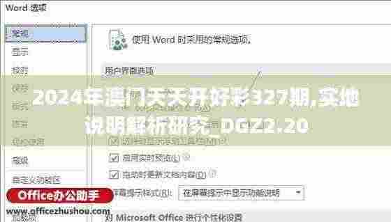 2024年澳门天天开好彩327期,实地说明解析研究_DGZ2.20