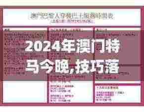 2024年澳门特马今晚,技巧落实解答解释_共享版KBH2.51