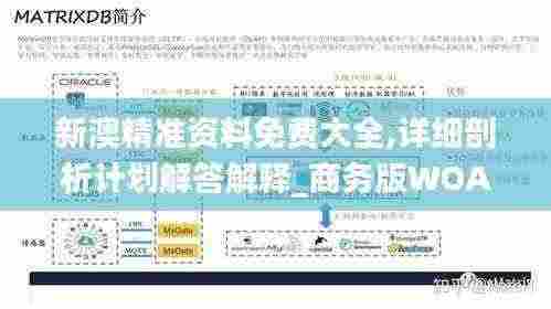 新澳精准资料免费大全,详细剖析计划解答解释_商务版WOA3.55