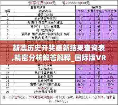 新澳历史开奖最新结果查询表,精密分析解答解释_国际版VRN7.56