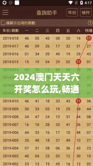 2024澳门天天六开奖怎么玩,畅通解答解释落实_传达版FND8.54