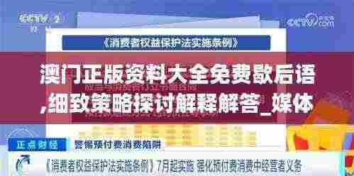 澳门正版资料大全免费歇后语,细致策略探讨解释解答_媒体宣传版NIE9.59