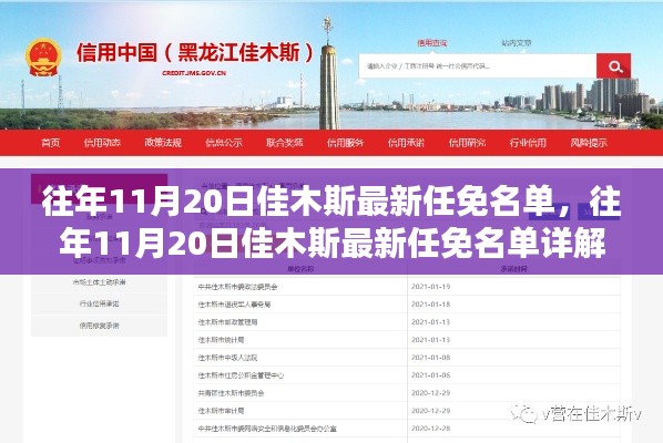 往年11月20日佳木斯任免名单详解及步骤指南