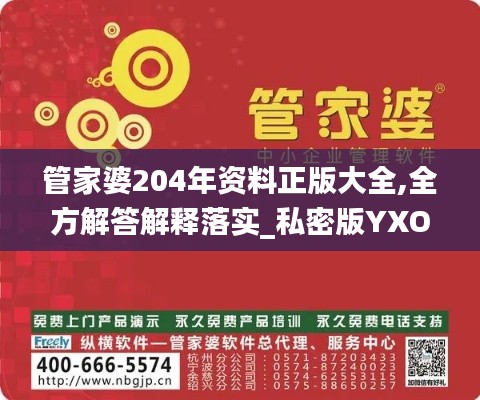管家婆204年资料正版大全,全方解答解释落实_私密版YXO8.10