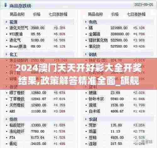 2024澳门天天开好彩大全开奖结果,政策解答精准全面_旗舰设备版HIT7.15