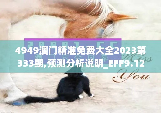 4949澳门精准免费大全2023第333期,预测分析说明_EFF9.12