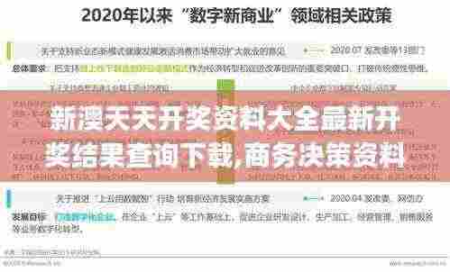 新澳天天开奖资料大全最新开奖结果查询下载,商务决策资料总结_ODG2.17