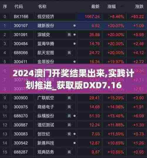 2024澳门开奖结果出来,实践计划推进_获取版DXD7.16